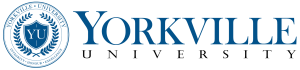 Logo of Yorkville University.